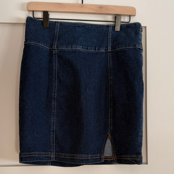 SO Dresses & Skirts - SO Jean Mini Skirt with Side Slit